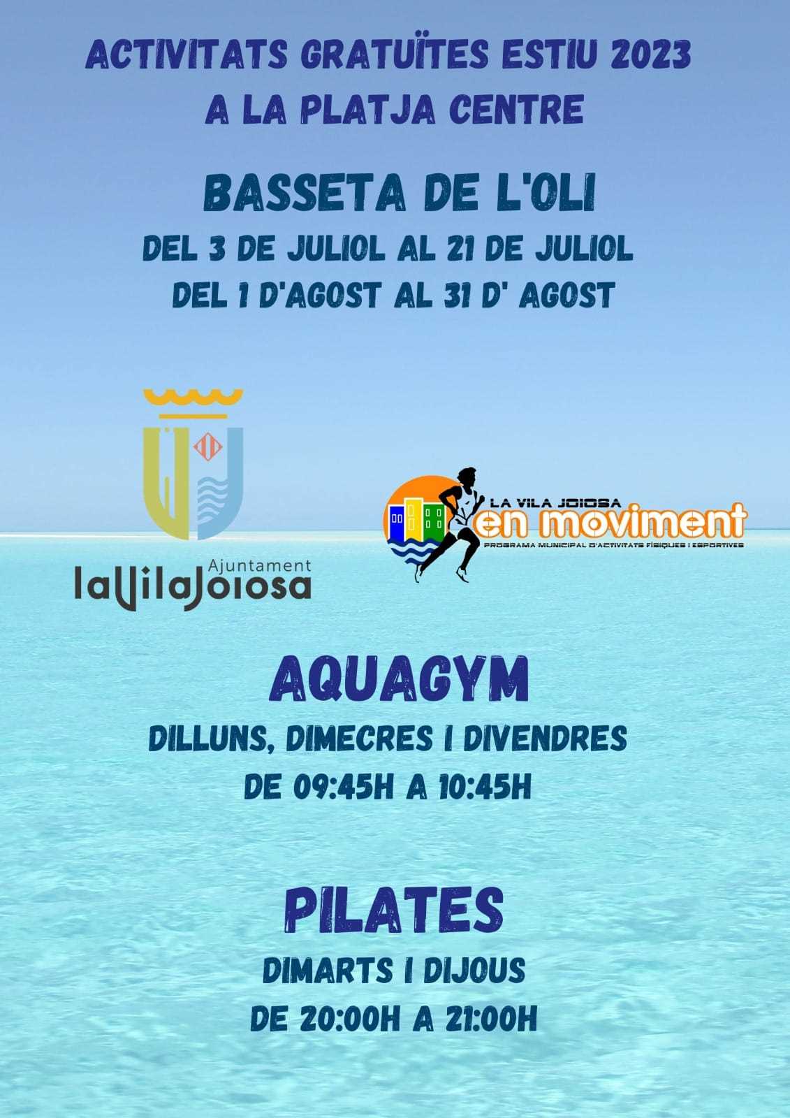 Actividades Gratuitas Verano 2023 en la Playa Centro