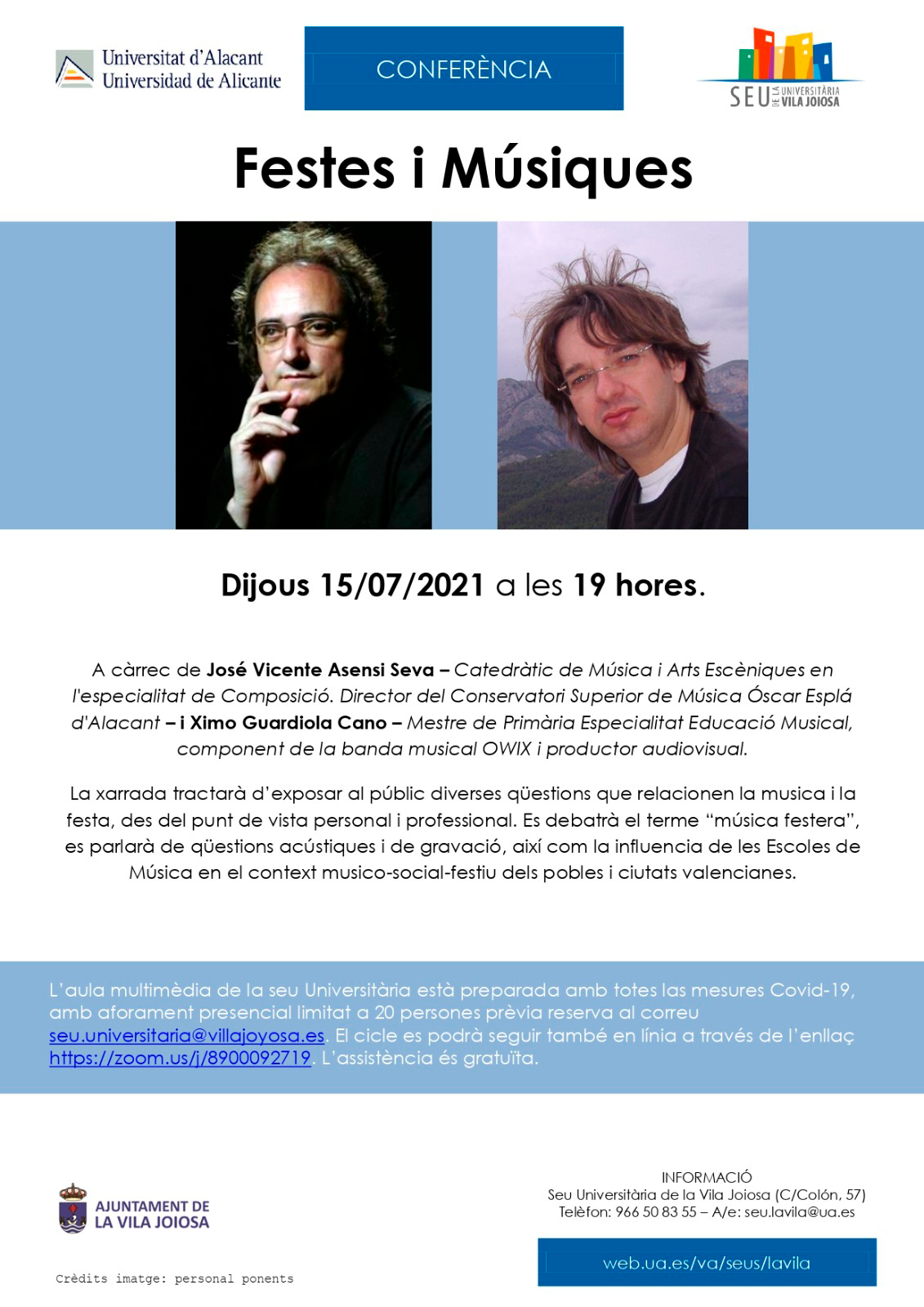 CONFERÈNCIA: Festes i Músiques