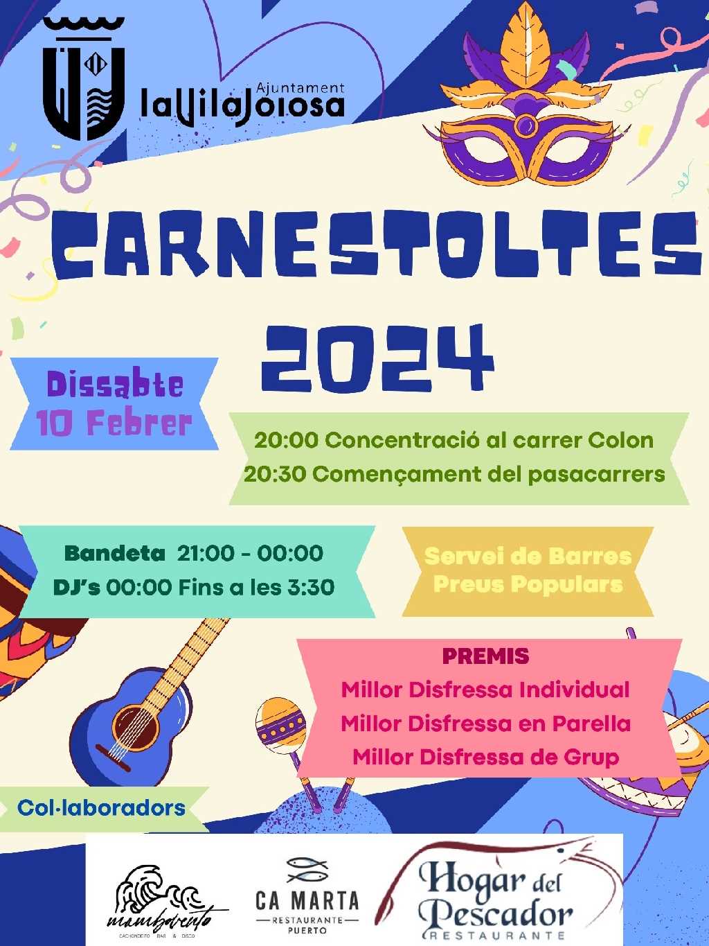 CARNESTOLTES ADULTS 2024