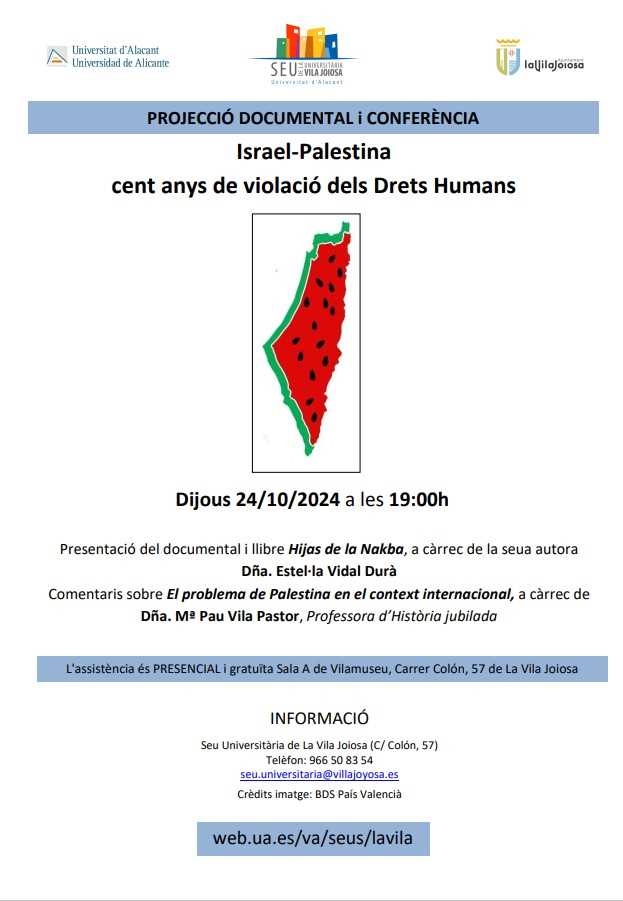 Israel-Palestina cent anys de violació dels Drets Humans