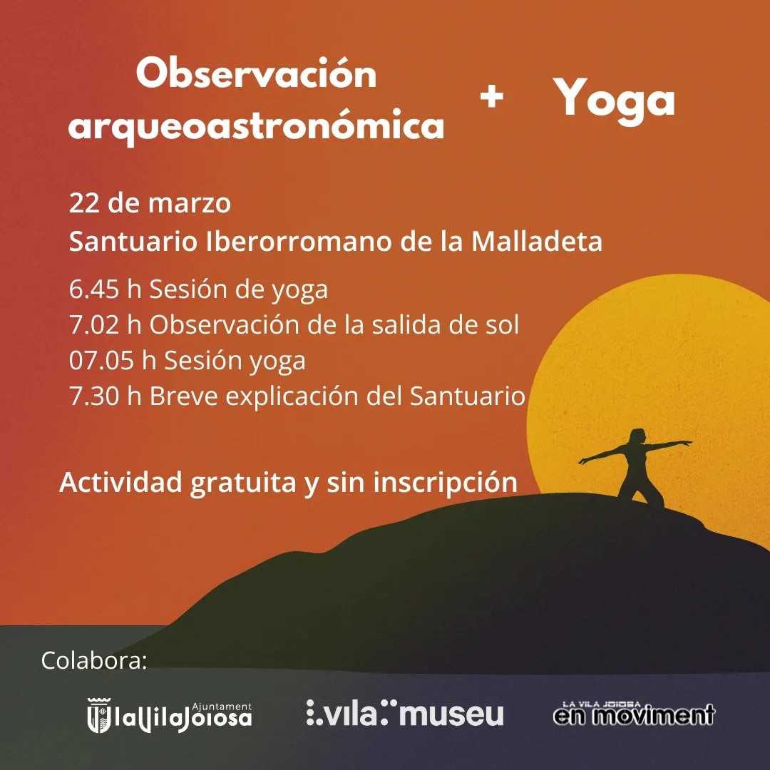 Observación arqueostronómica + Yoga