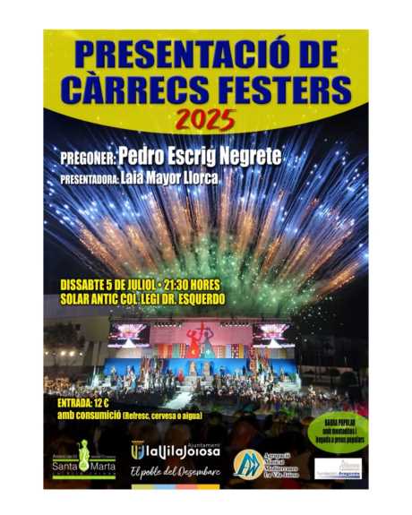 Presentación Cargos Festeros 2025